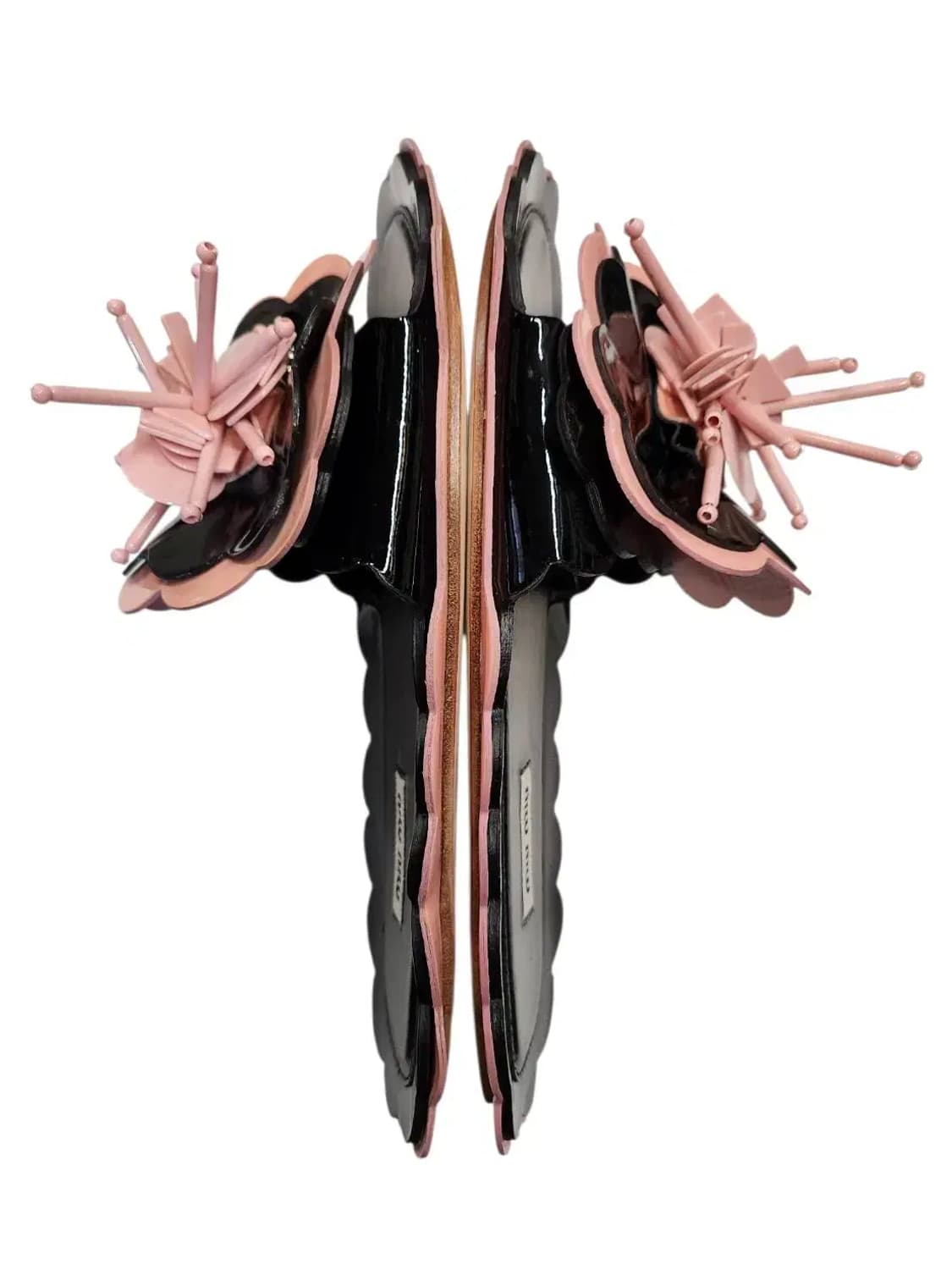 38/ MIUMIU 미우미우 플라워 슬라이스 에나멜 슬리퍼 /1230 상품이미지7