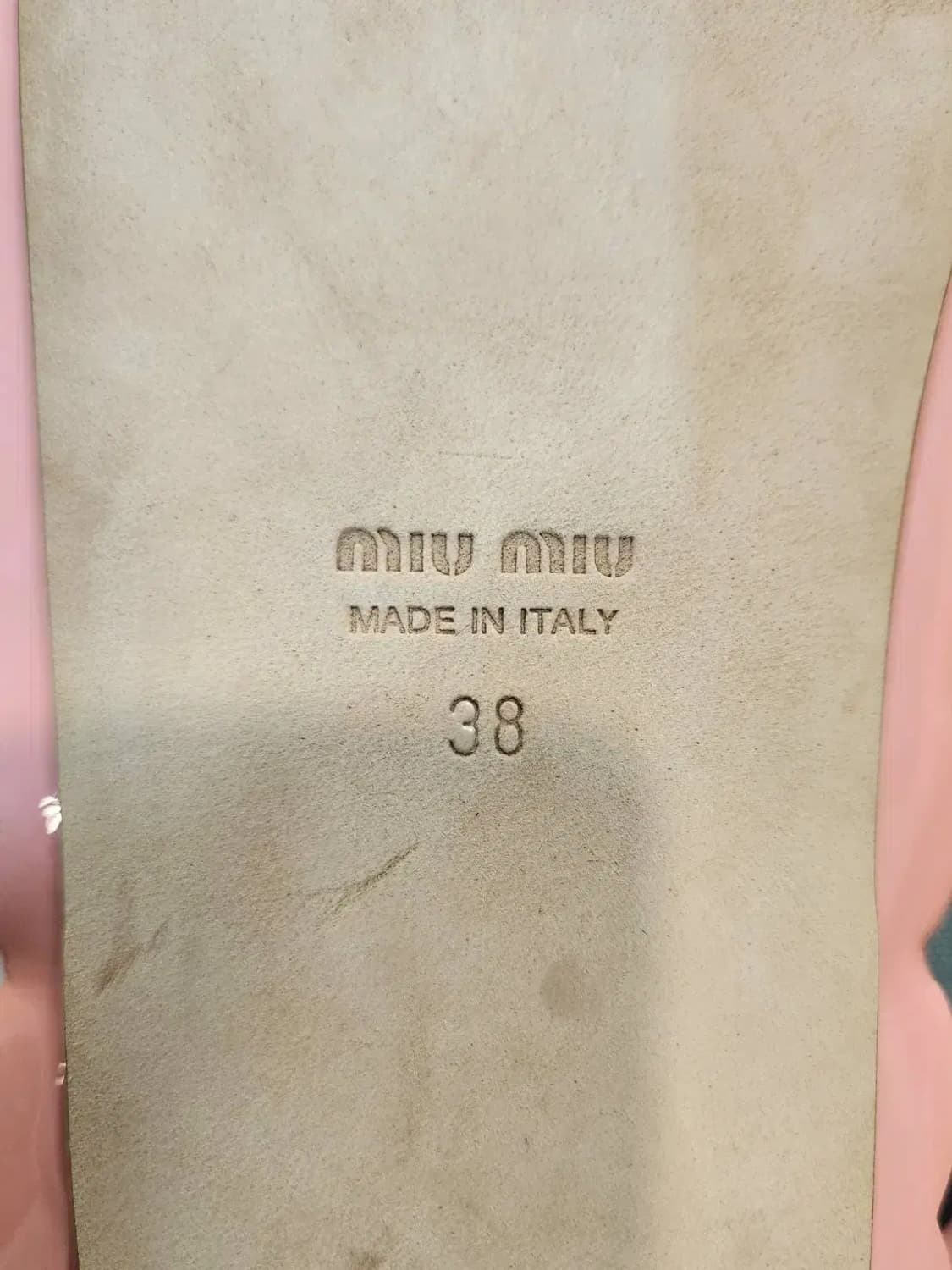 38/ MIUMIU 미우미우 플라워 슬라이스 에나멜 슬리퍼 /1230 상품이미지9