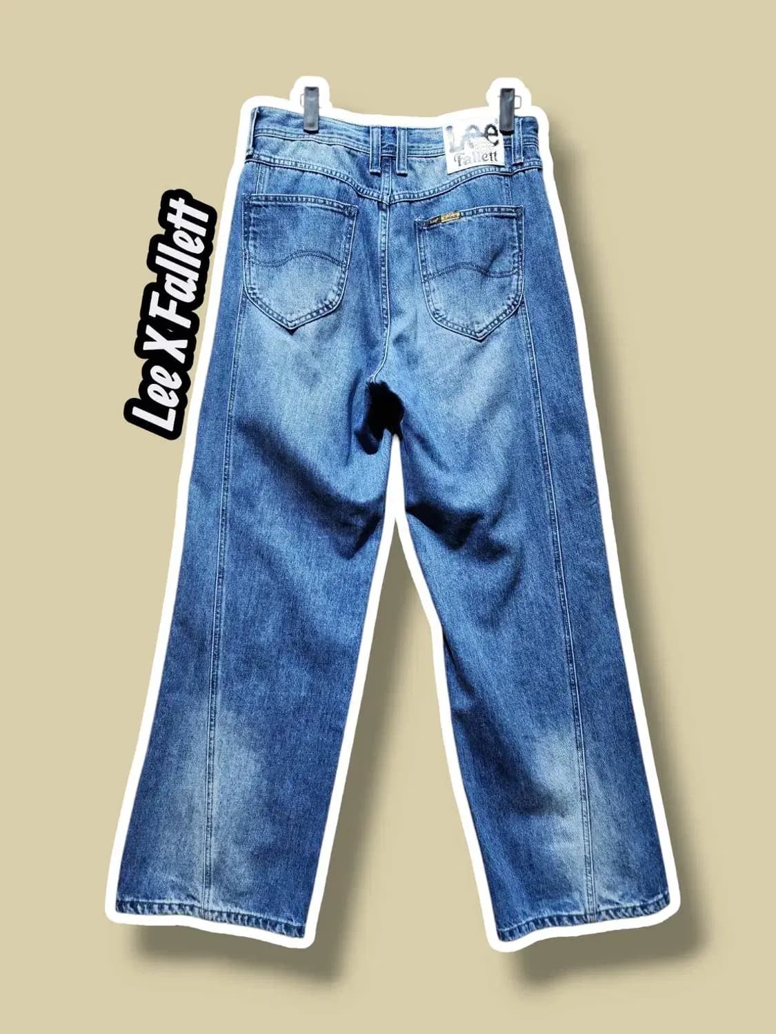 32/ LEE X FALLETT 리 팔렛 워시드 데님 팬츠 /106 상품이미지1