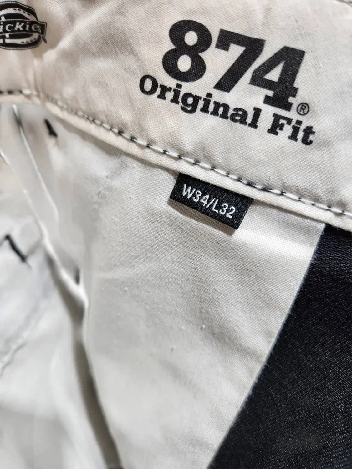 34x32/ 디키즈 874 오리지널핏 팬츠 블랙 /106 상품이미지5