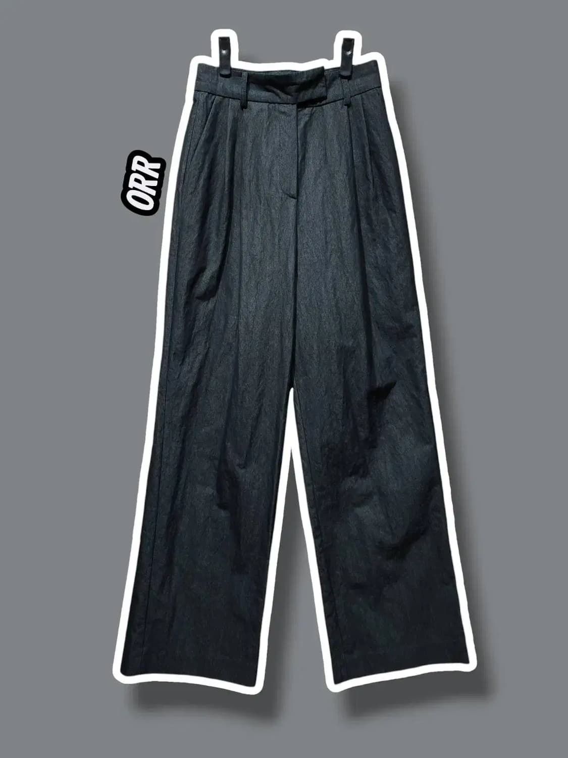 XS/ ORR 오르 투턱 와이드 팬츠 /108 상품이미지1