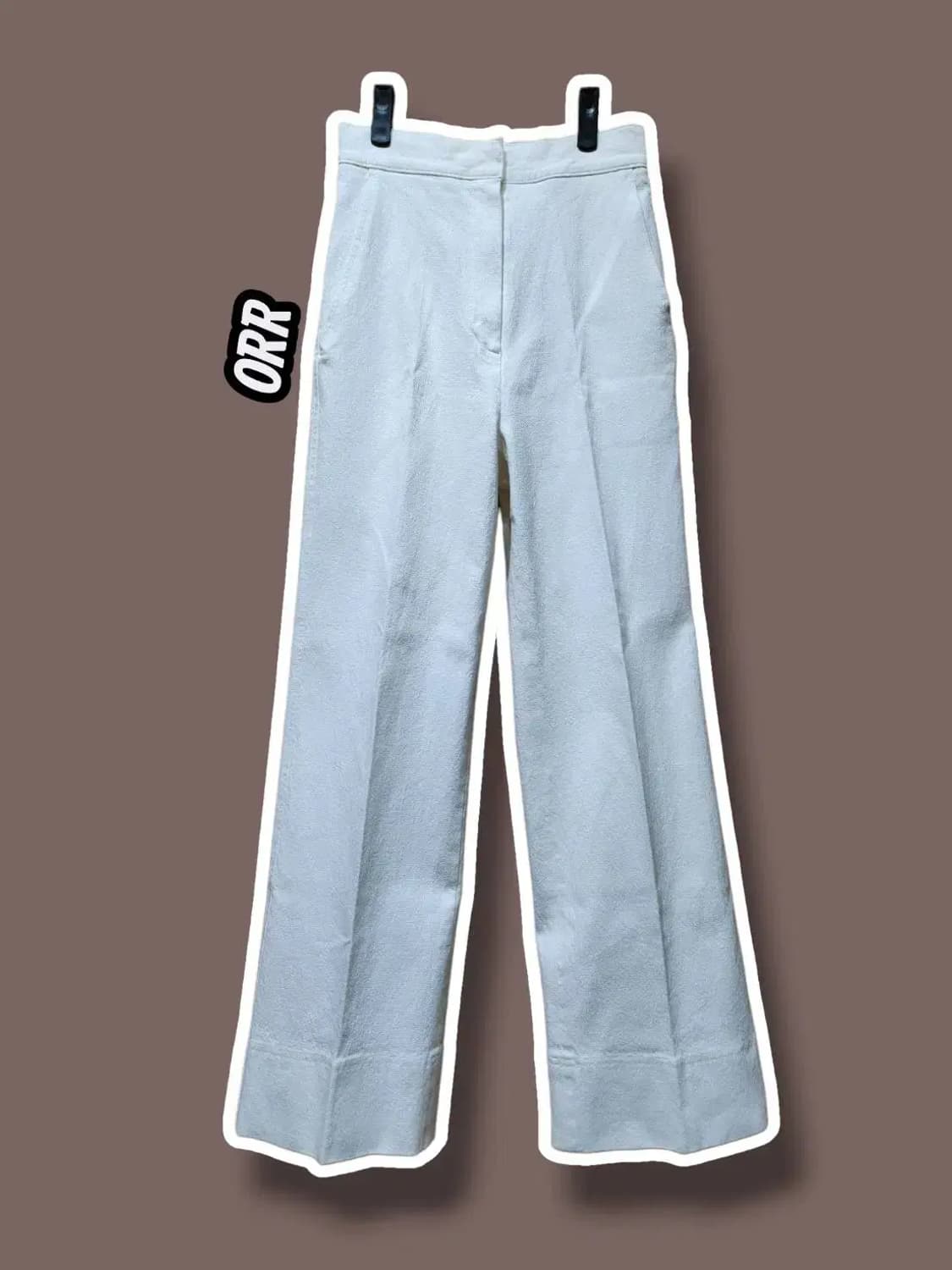 S/ ORR 오르 코튼 슬랙스 화이트 /108 상품이미지1