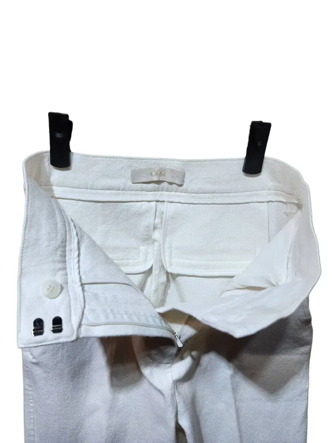 S/ ORR 오르 코튼 슬랙스 화이트 /108 상품이미지4