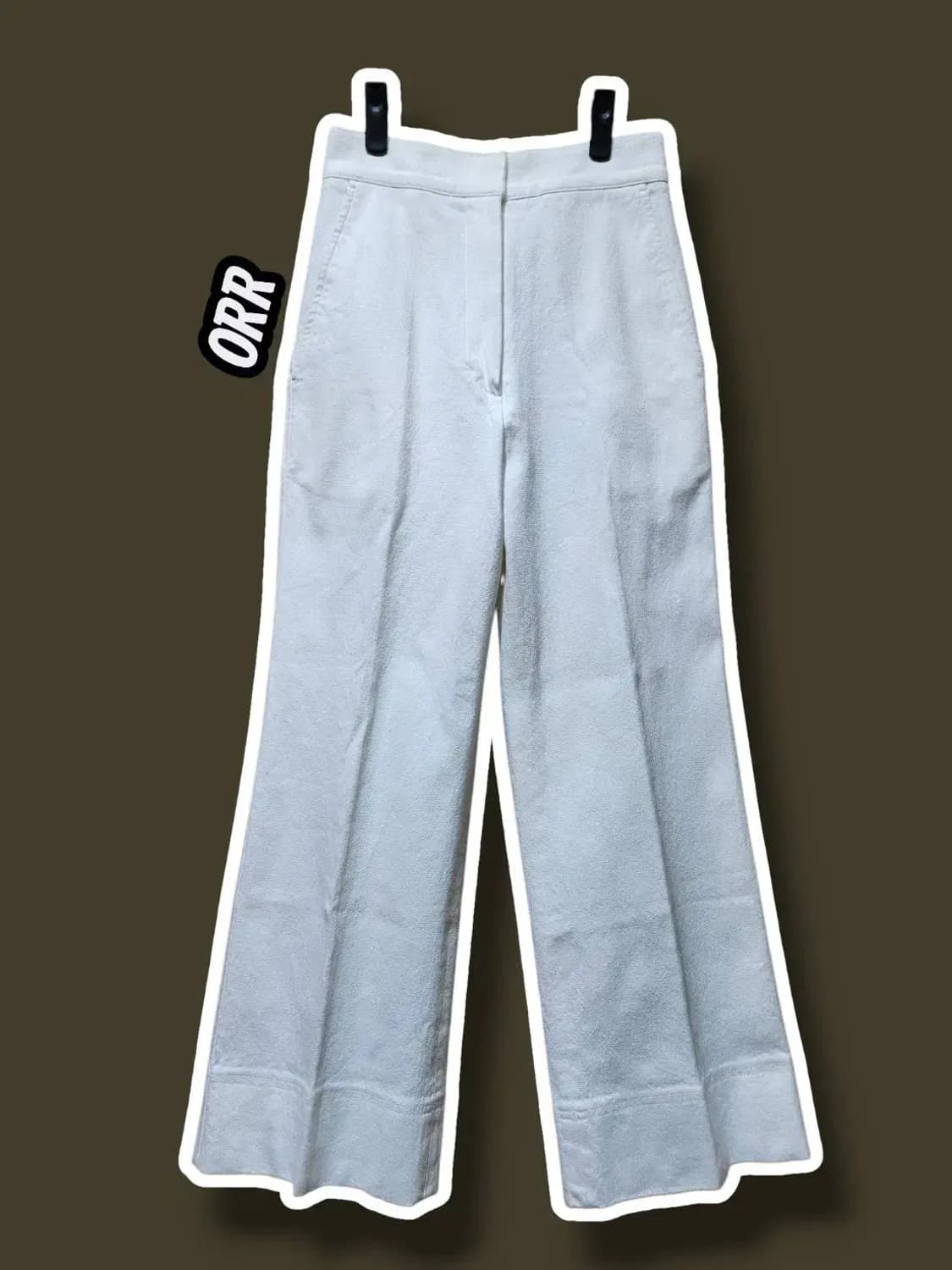 S/ ORR 오르 코튼 슬랙스 화이트 2 /108 상품이미지1