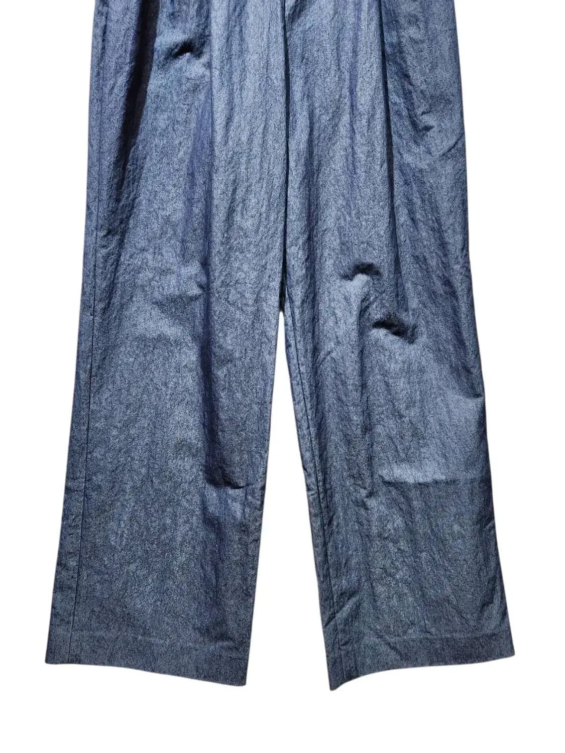 XS/ ORR 오르 투턱 와이드 팬츠 블루 /108 상품이미지3