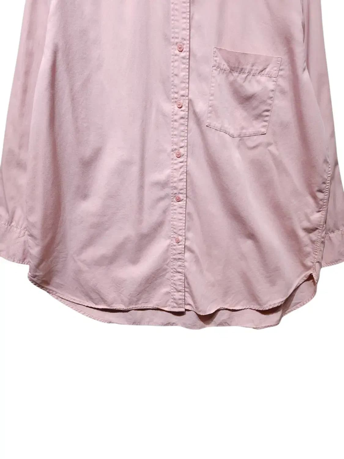 XL/ 유니클로 솔리드 면 셔츠 /0112 상품이미지3