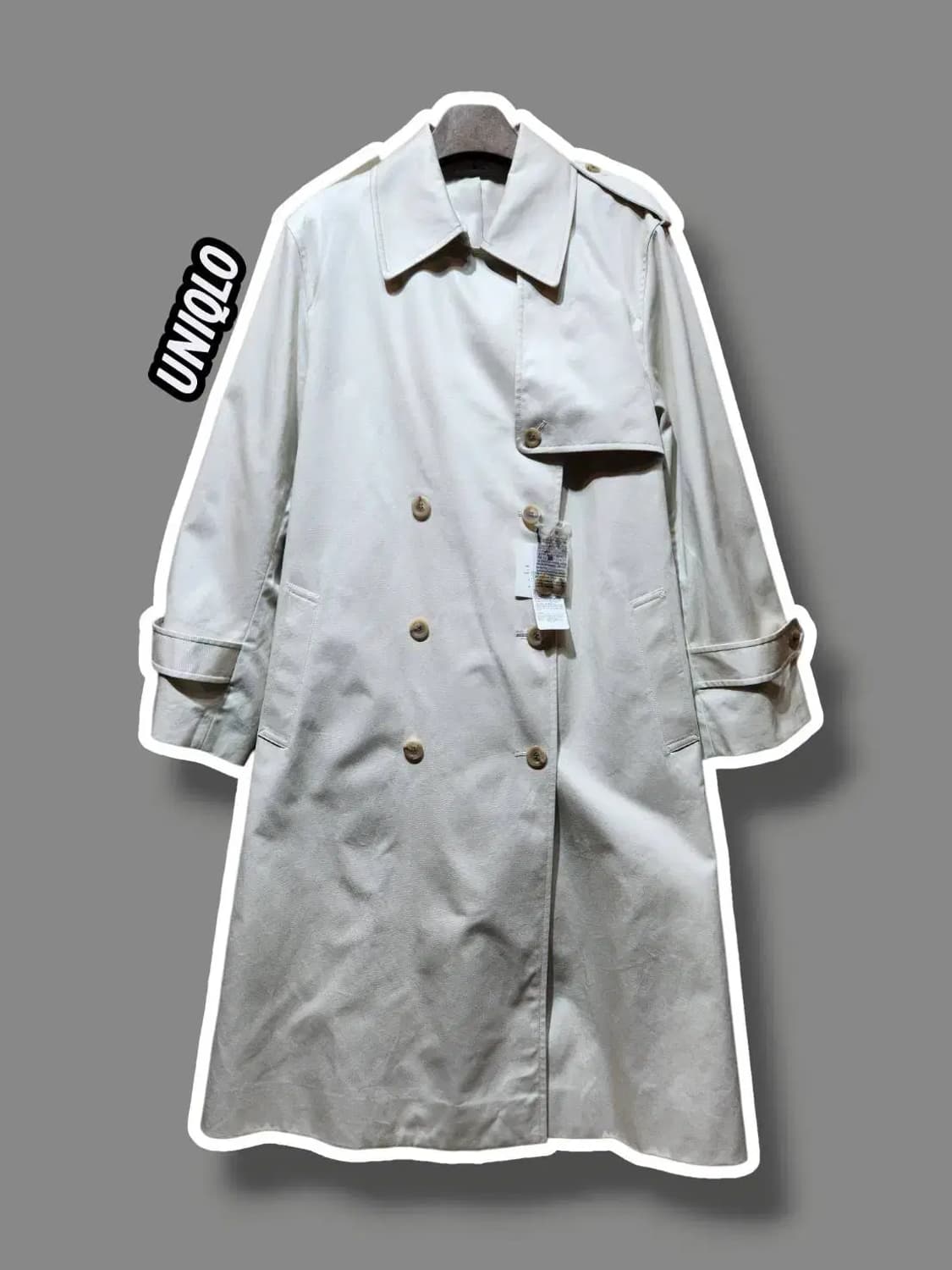 XXL/ 유니클로C 클레어 웨이트 켈러 트렌치코트 새상품 /0112 상품이미지1