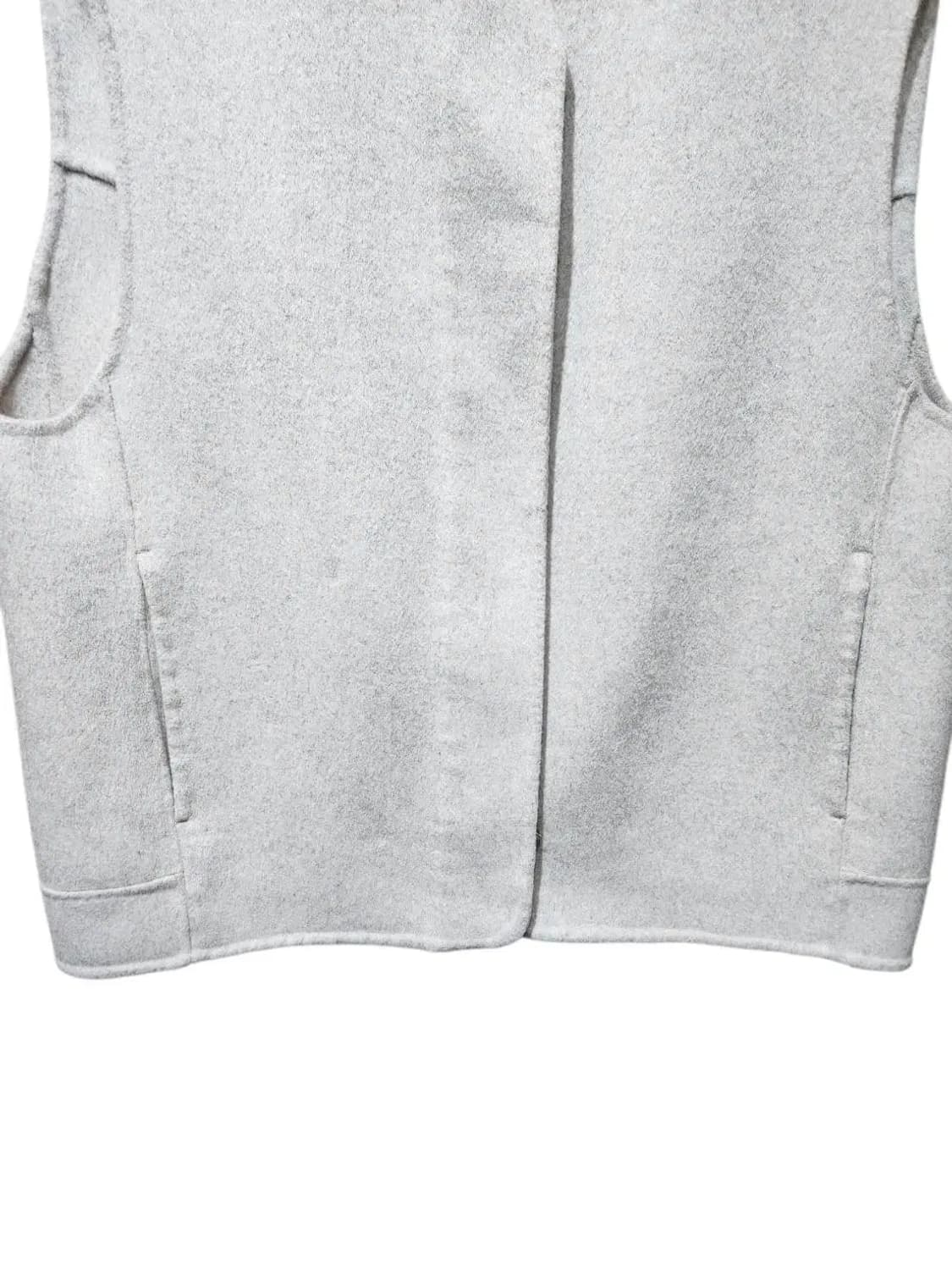 55/ SHESMISS 쉬즈미스 히든버튼 핸드메이드 울 베스트 /0113 상품이미지3