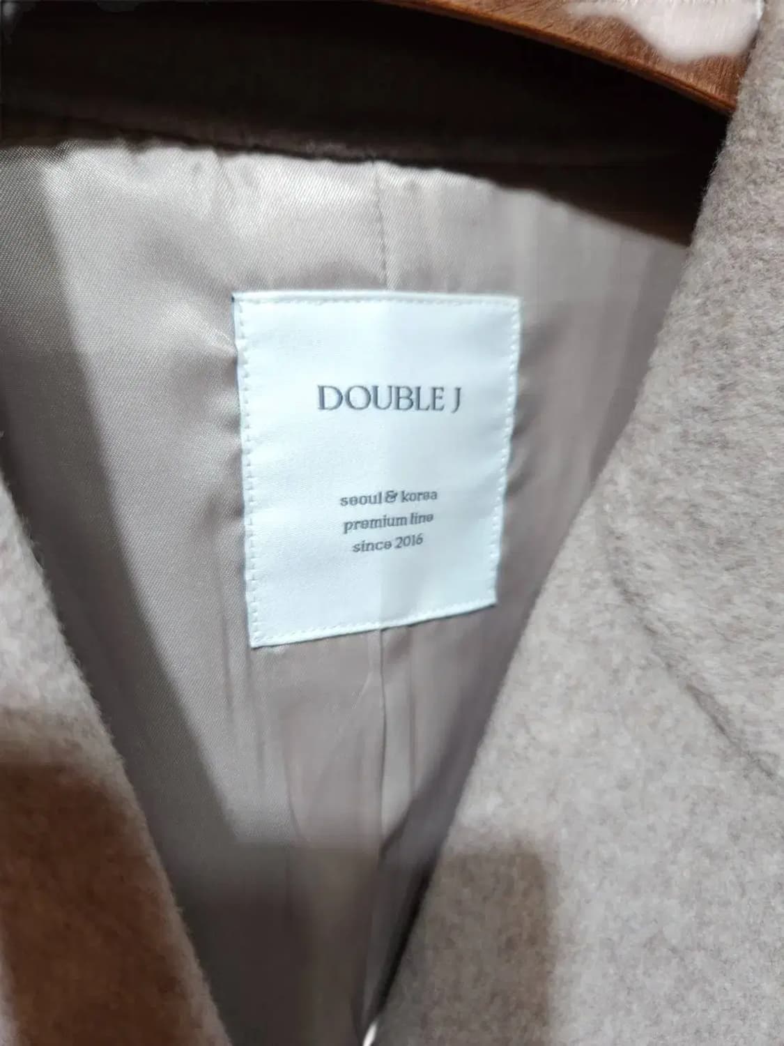 F/ DOUBLEJ 더블제이 핸드메이드 울 롱코트 /0113 상품이미지4