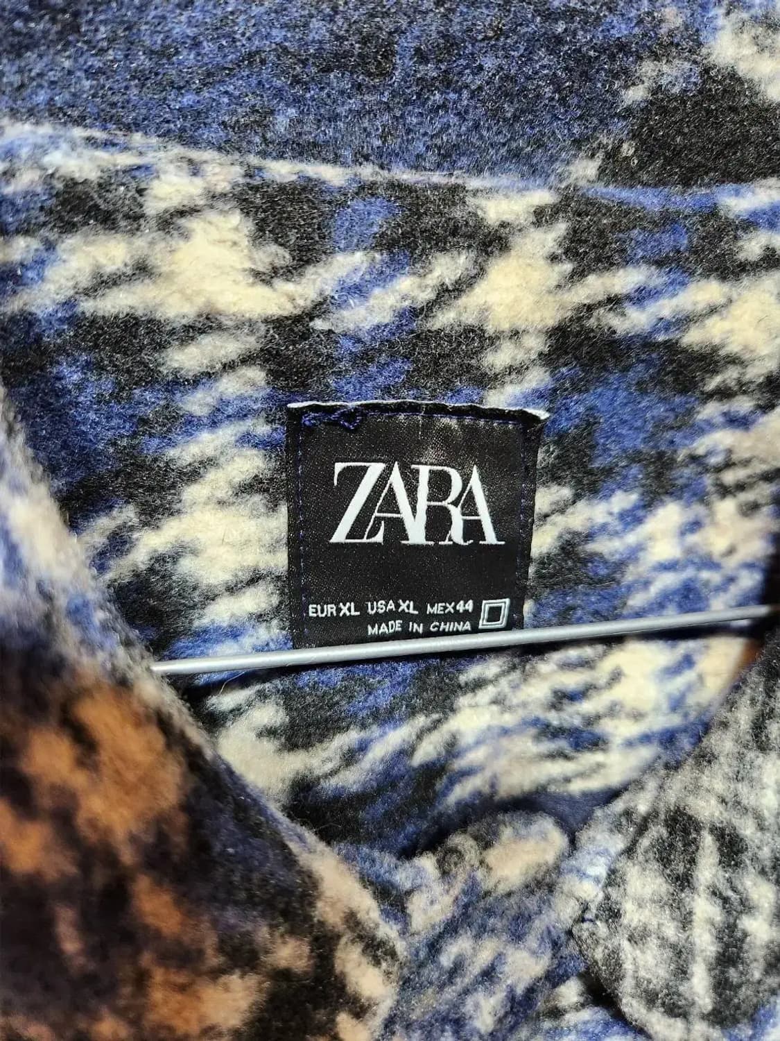 XL/ 자라 패치워크 오버셔츠 /0113 상품이미지4