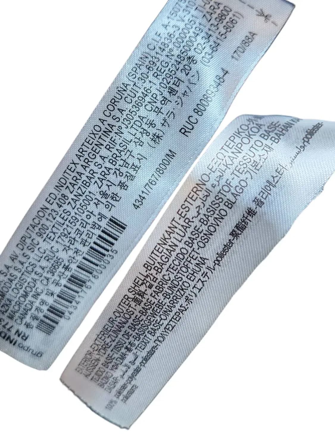 M/ 자라 비건 레더 숏패딩 블랙 /0113 상품이미지5