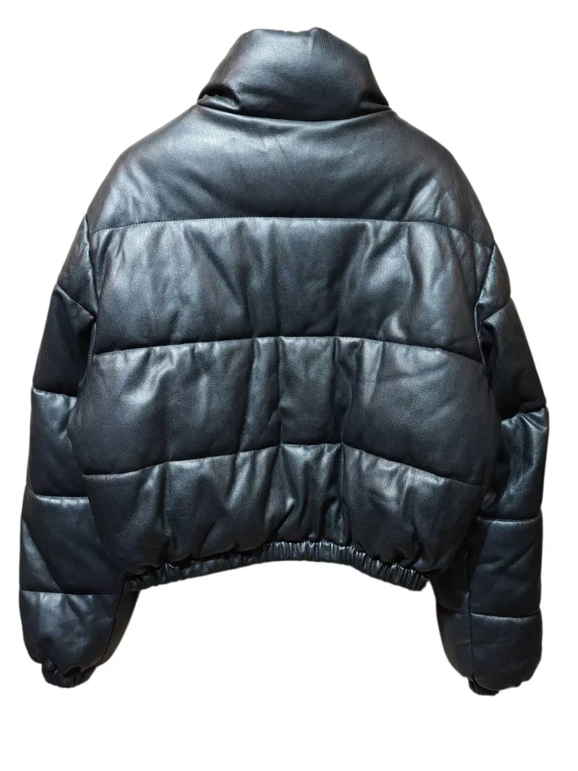 M/ 자라 비건 레더 숏패딩 블랙 /0113 상품이미지6