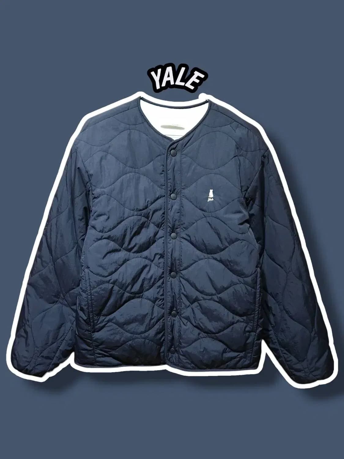 S/ YALE 예일 리버시블 퀼팅 자켓 /0114 상품이미지1