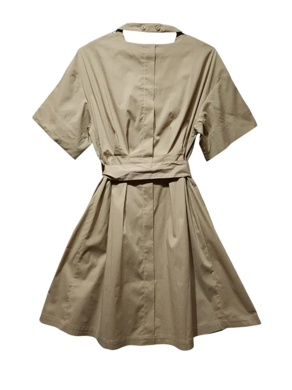 XS/ 쥬시쥬디 제천벨트넥 홀원피스 베이지 새상품 /0114 상품이미지6