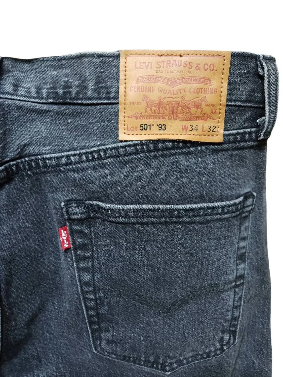 34/ 리바이스 빅E 프리미엄 501 93 스트레이트 데님팬츠 /0119 상품이미지7