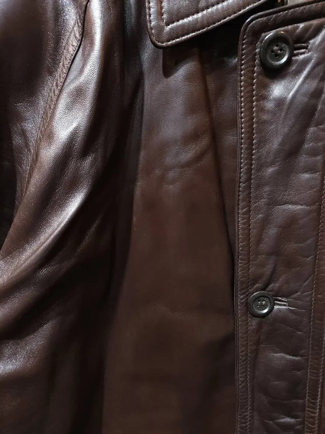 XL/ WindArmor 윈드아머 빈티지 양가죽 코트 자켓 /0120 상품이미지5