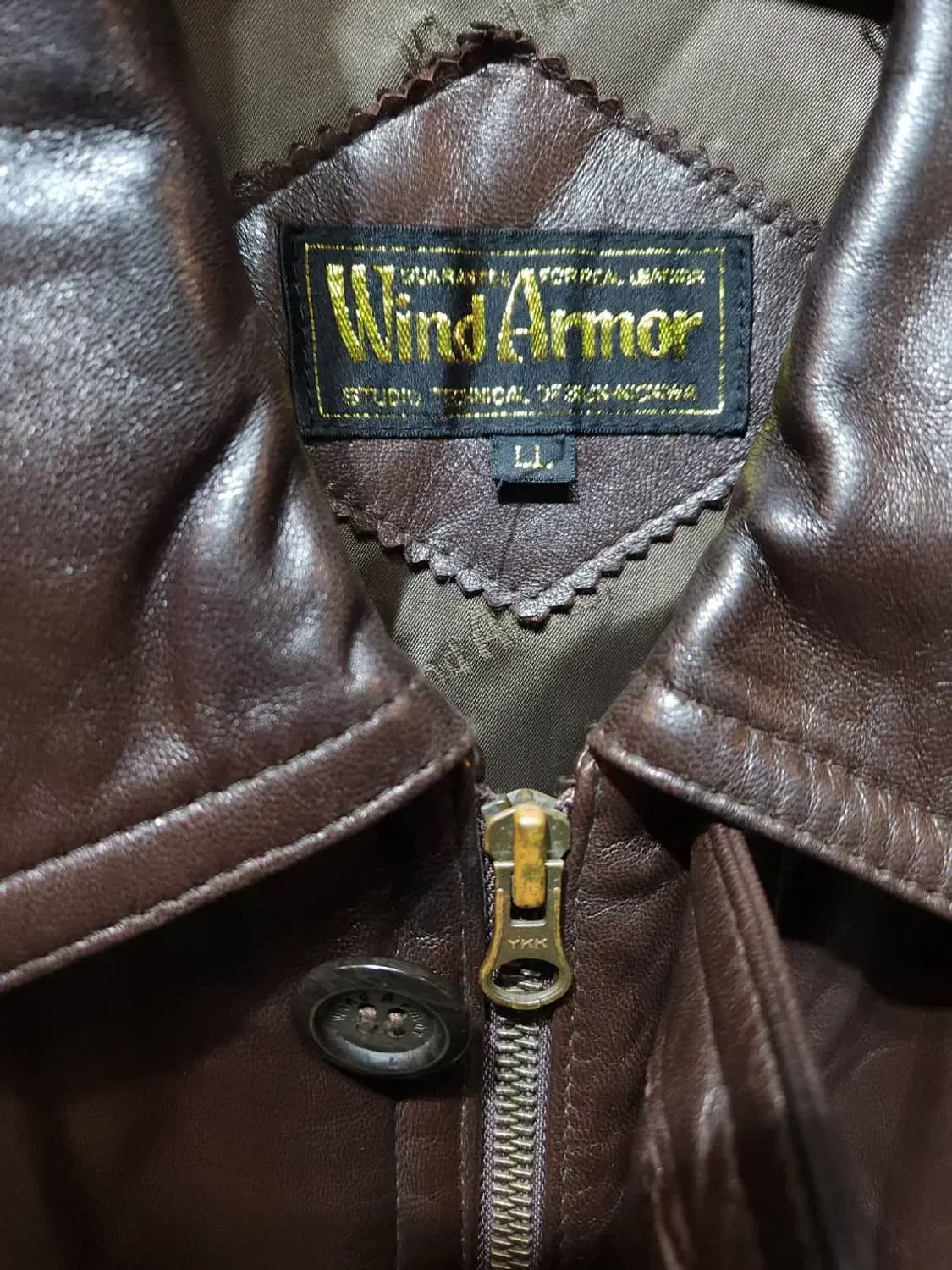 XL/ WindArmor 윈드아머 빈티지 양가죽 코트 자켓 /0120 상품이미지6