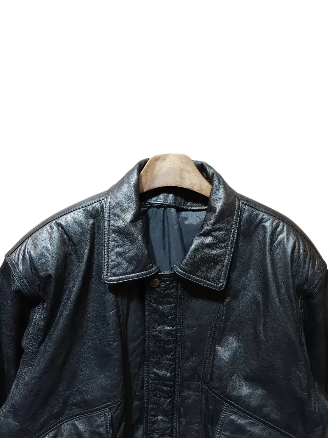 L/ 빈티지 소가죽 봄버자켓 /0120 상품이미지2