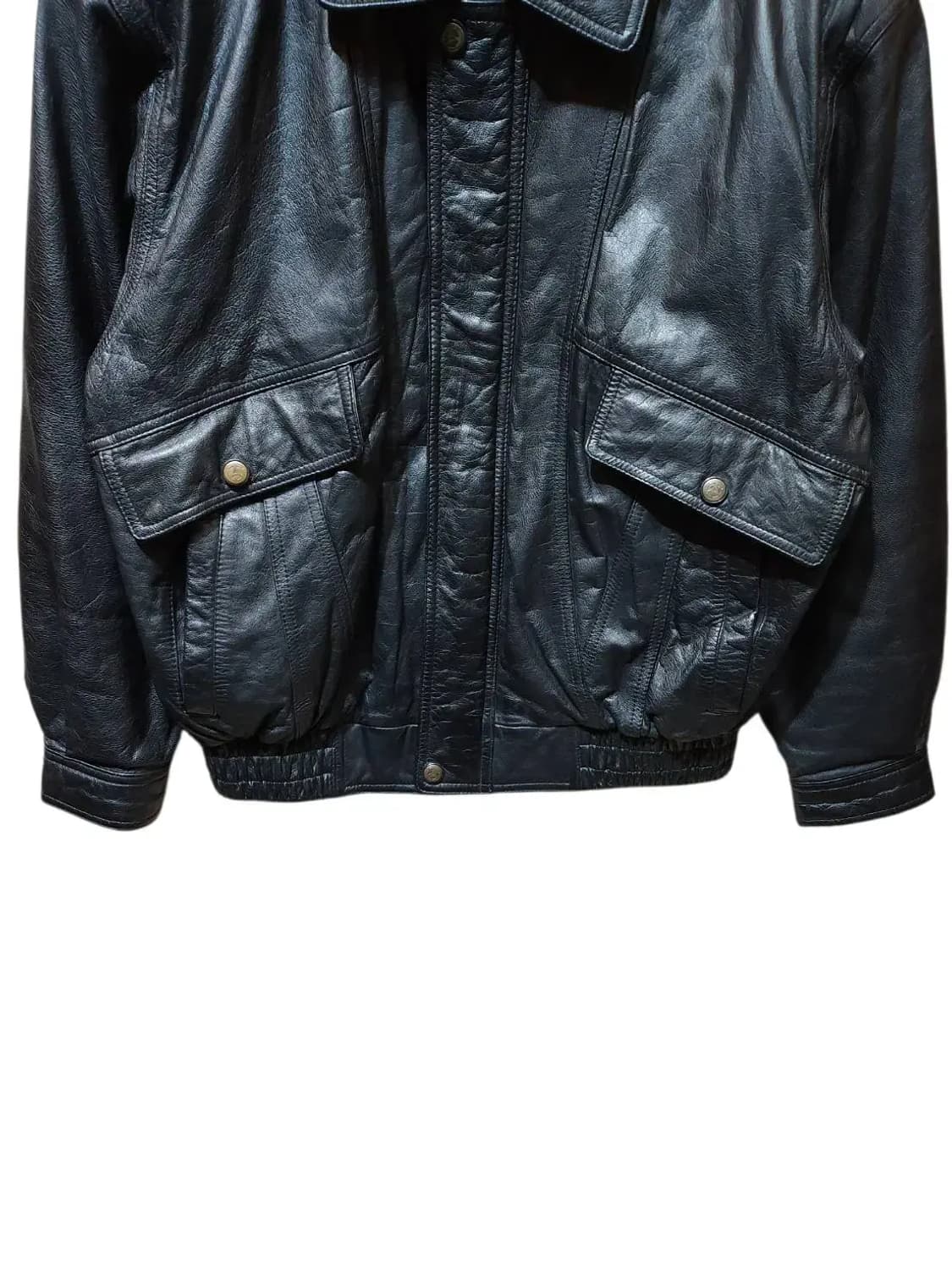 L/ 빈티지 소가죽 봄버자켓 /0120 상품이미지3