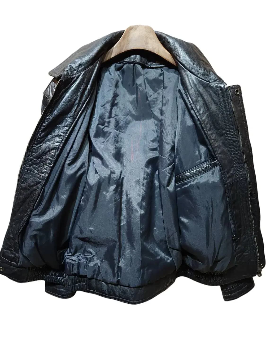 L/ 빈티지 소가죽 봄버자켓 /0120 상품이미지5