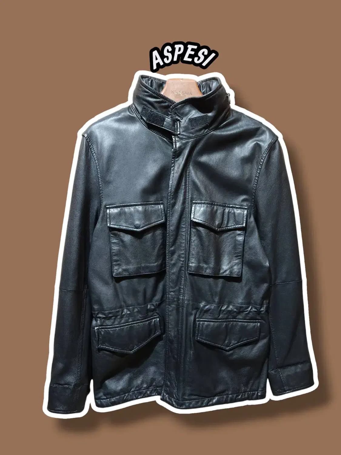M/ ASPESI 아스페시 m65 고트스킨 가죽 필드자켓 /0120 상품이미지1