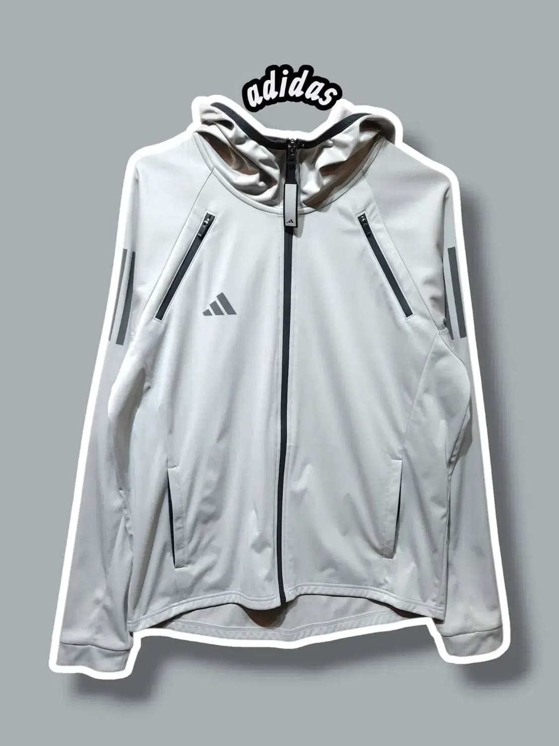 L/ 아디다스 컴뱃스포츠 웜업 러닝후드 자켓 /0120 상품이미지1