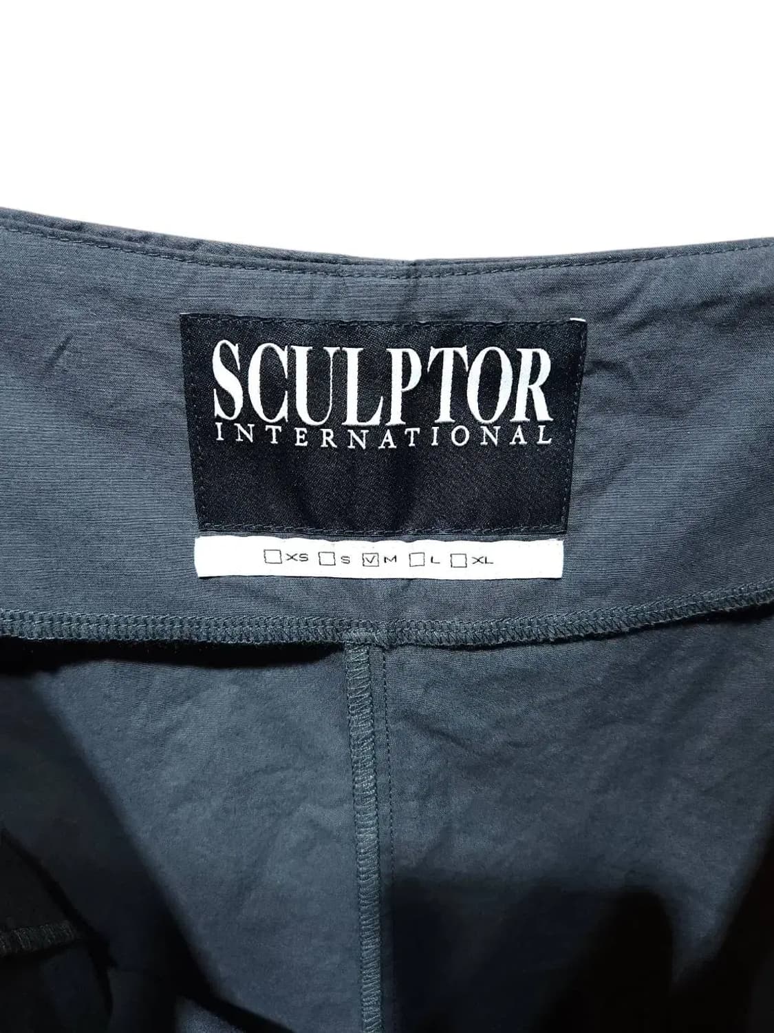 M/ SCULPTOR 스컬프터 프릴 미디 스커트 챠콜 새상품 /0121 상품이미지5