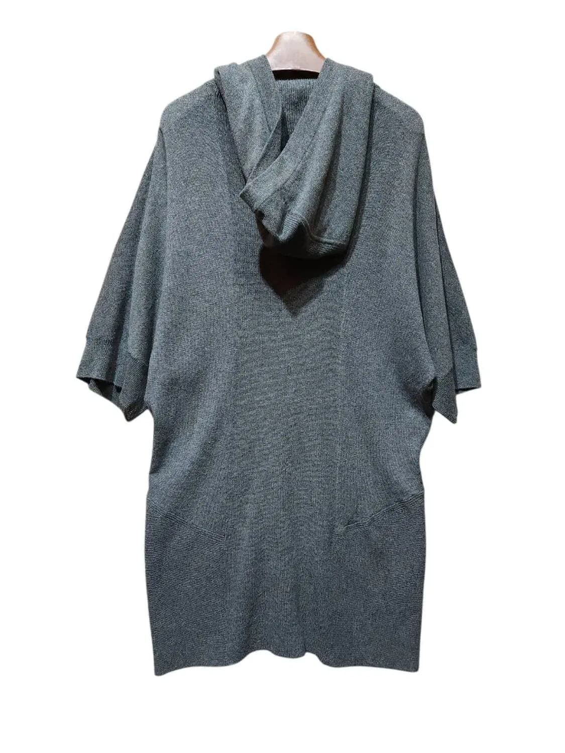 55/ 앤클라인 울 캐시미어 혼방 후드 니트집업 가디건 /0121 상품이미지6