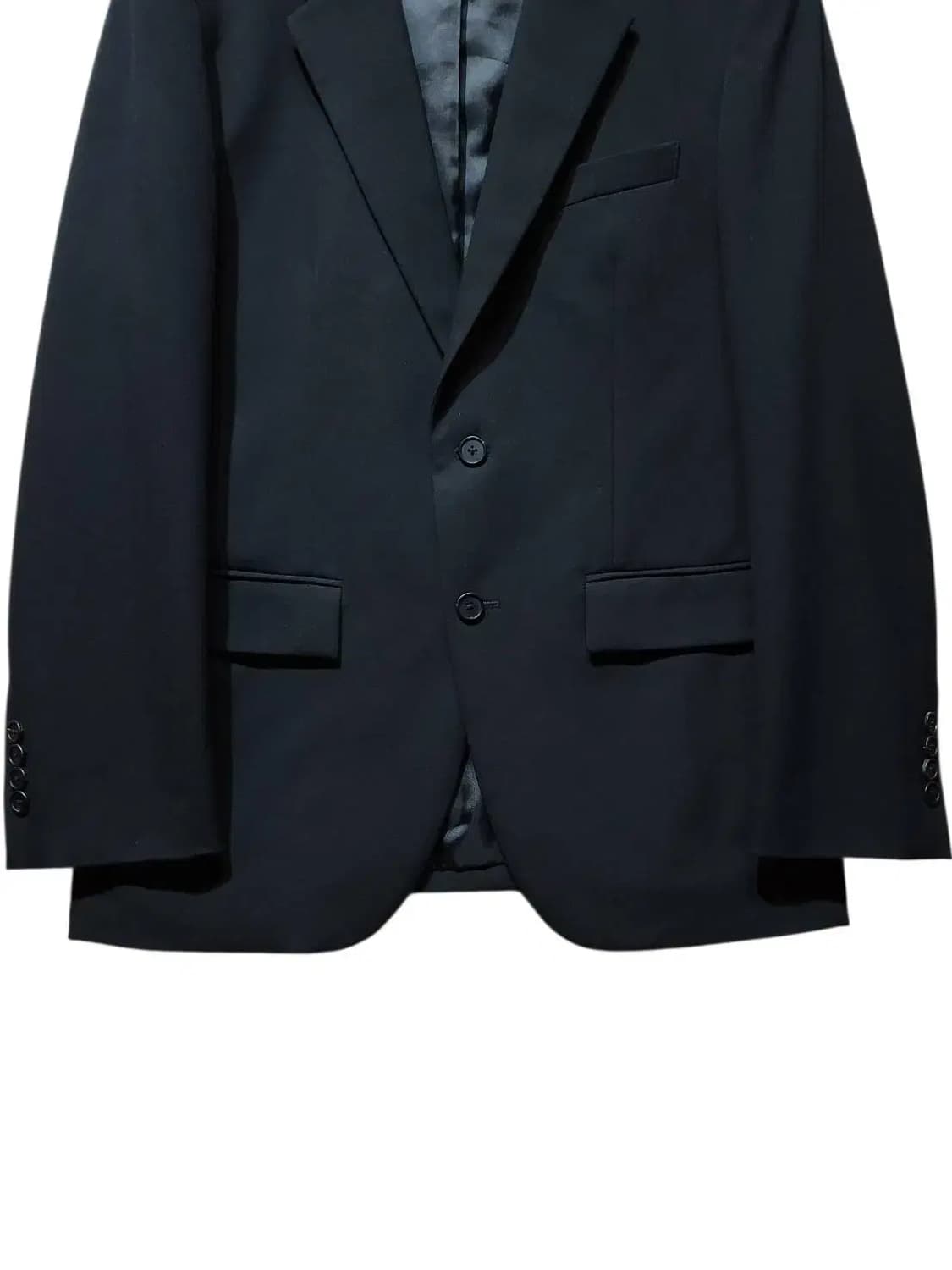 L/ 무신사스탠다드 릴렉스드 베이식 블레이저 블랙 /0121 상품이미지3