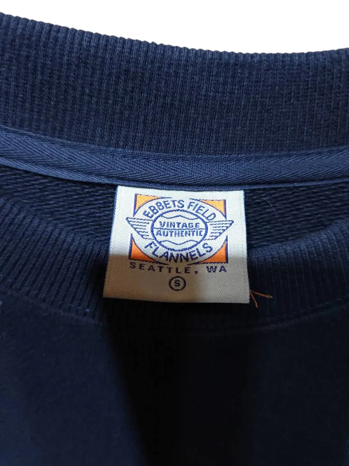 S/ 이벳필드 베츠 어센틱 오버핏 맨투맨 네이비 /0121 상품이미지4