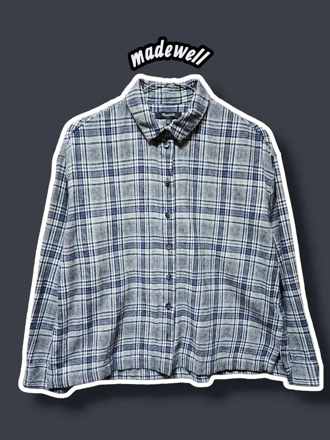 XXS/ 메이드웰 체크 셔츠 /0121 상품이미지1