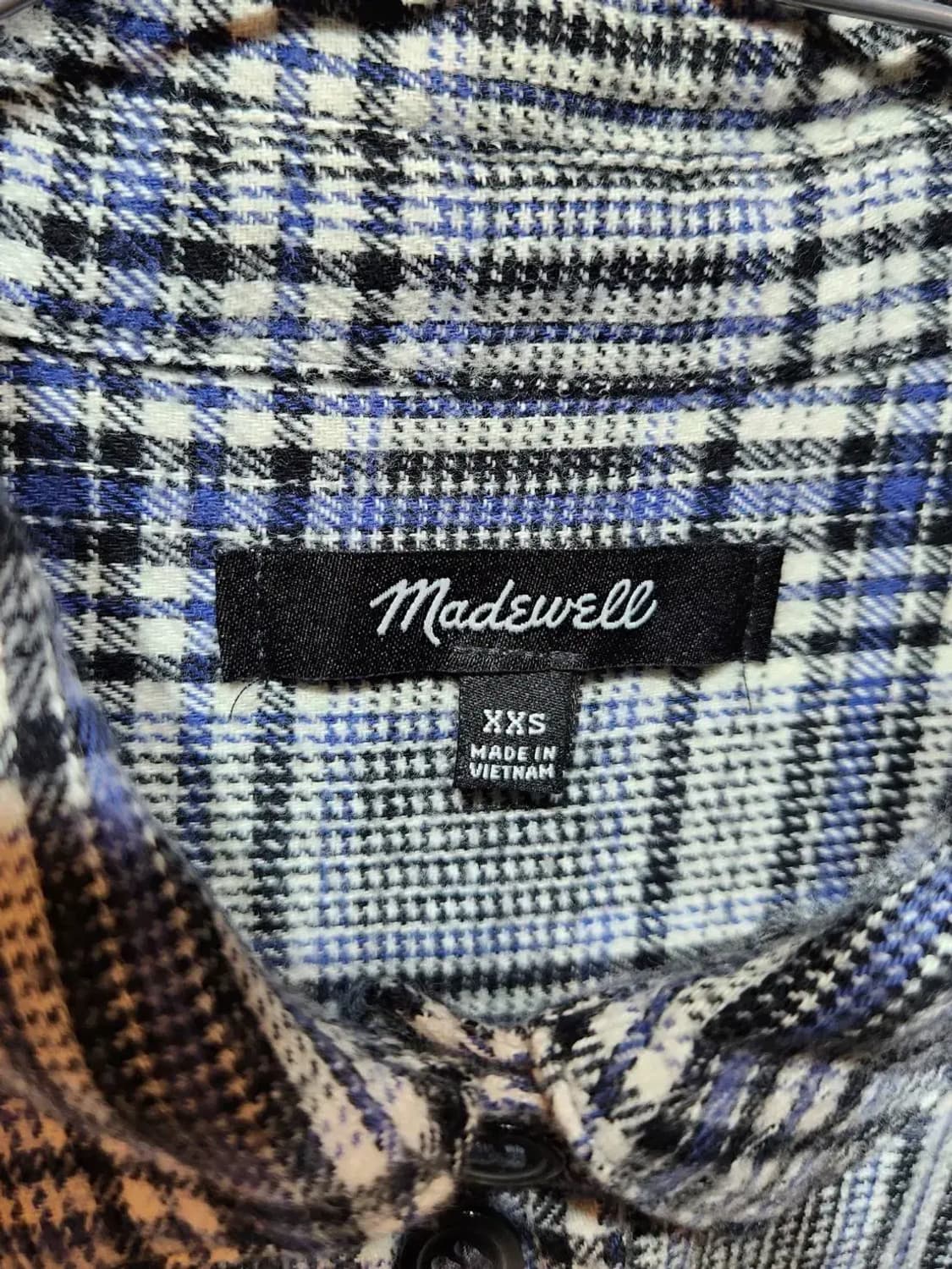 XXS/ 메이드웰 체크 셔츠 /0121 상품이미지4