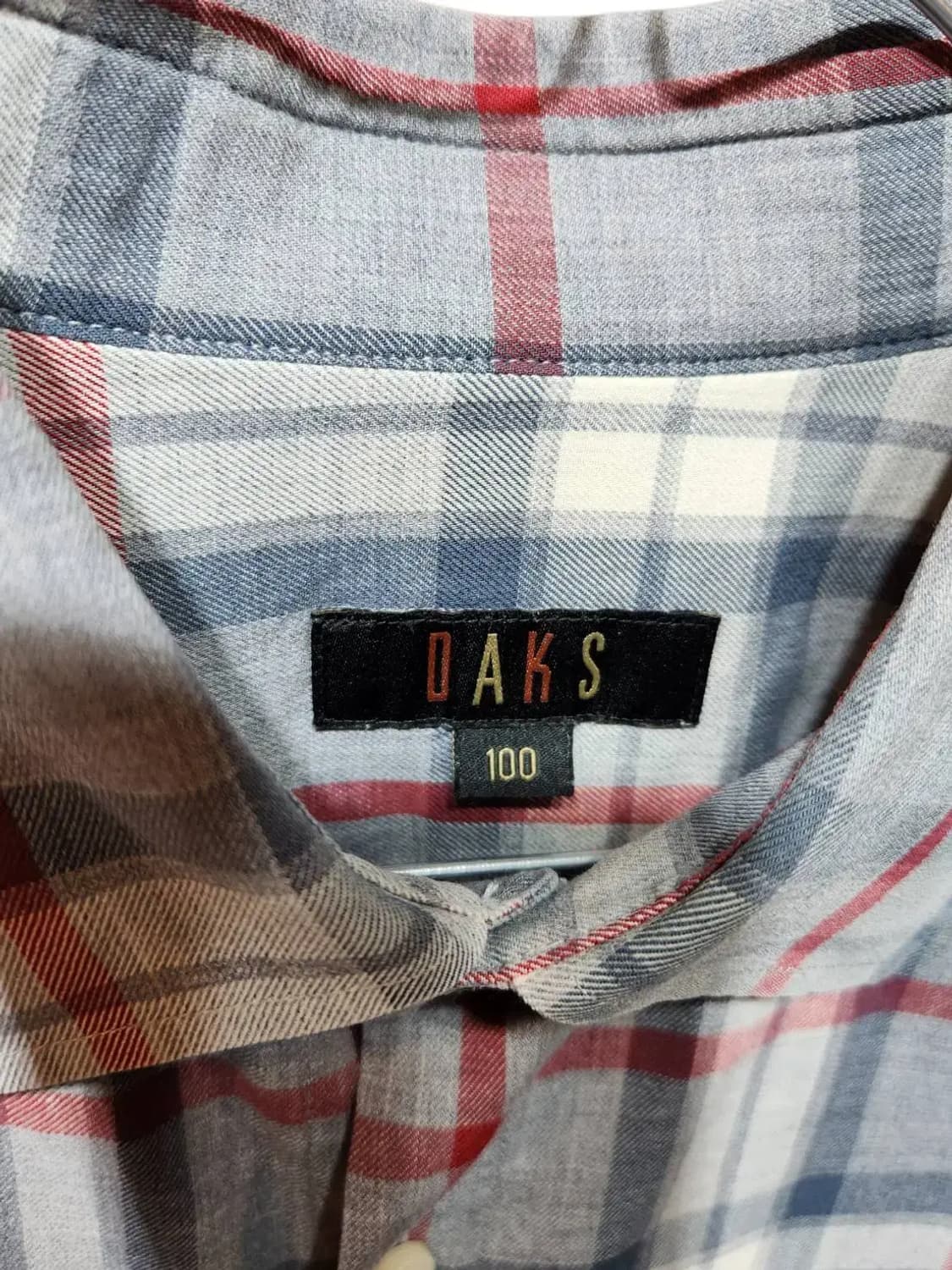 100/ 닥스 체크 셔츠 /0121 상품이미지4