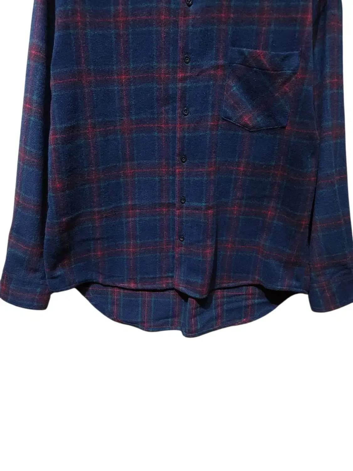 F/ 어반드레스 오버핏 울혼방 체크 셔츠 /0121 상품이미지3