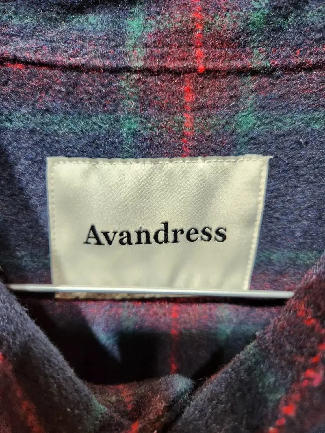 F/ 어반드레스 오버핏 울혼방 체크 셔츠 /0121 상품이미지4