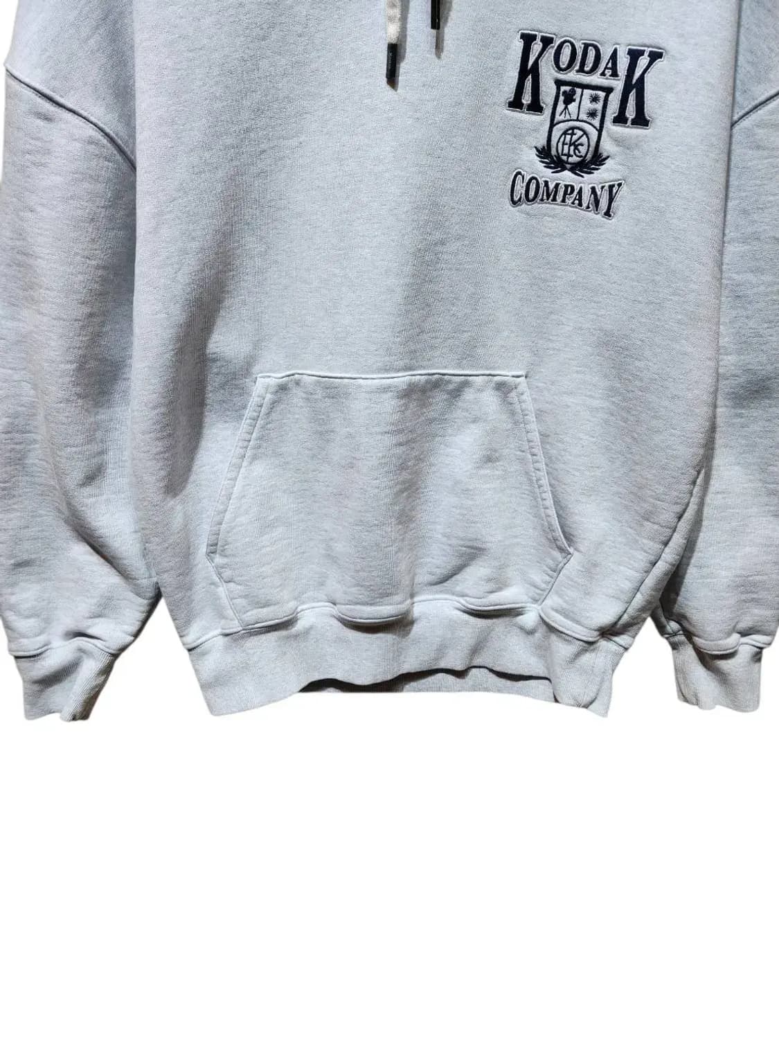 M/ KODAK 코닥 자수로고 오버핏 후드티 멜란지그레이 /0122 상품이미지3