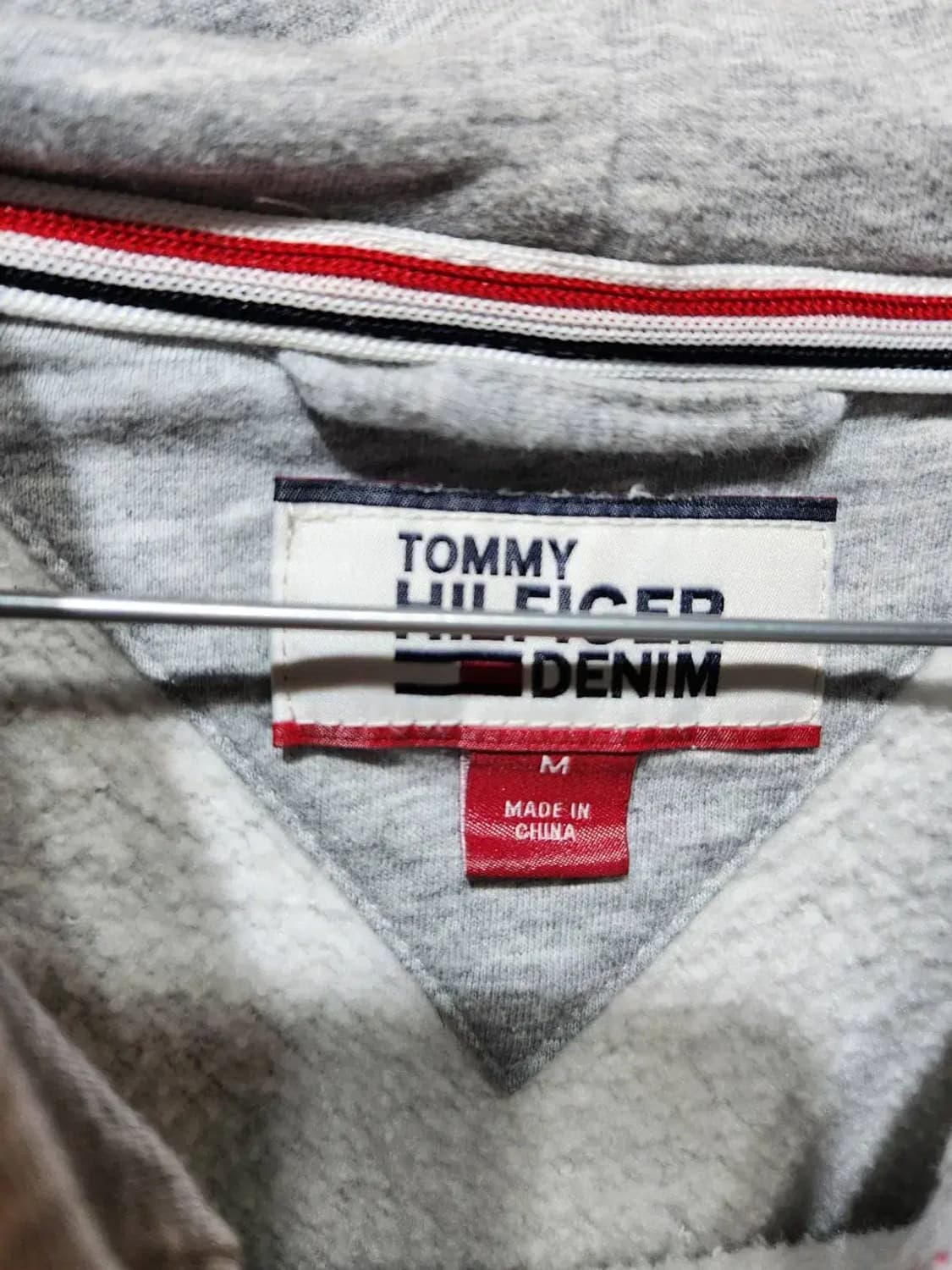 M/ 타미힐피거 데님 기모 후드티 /0122 상품이미지4