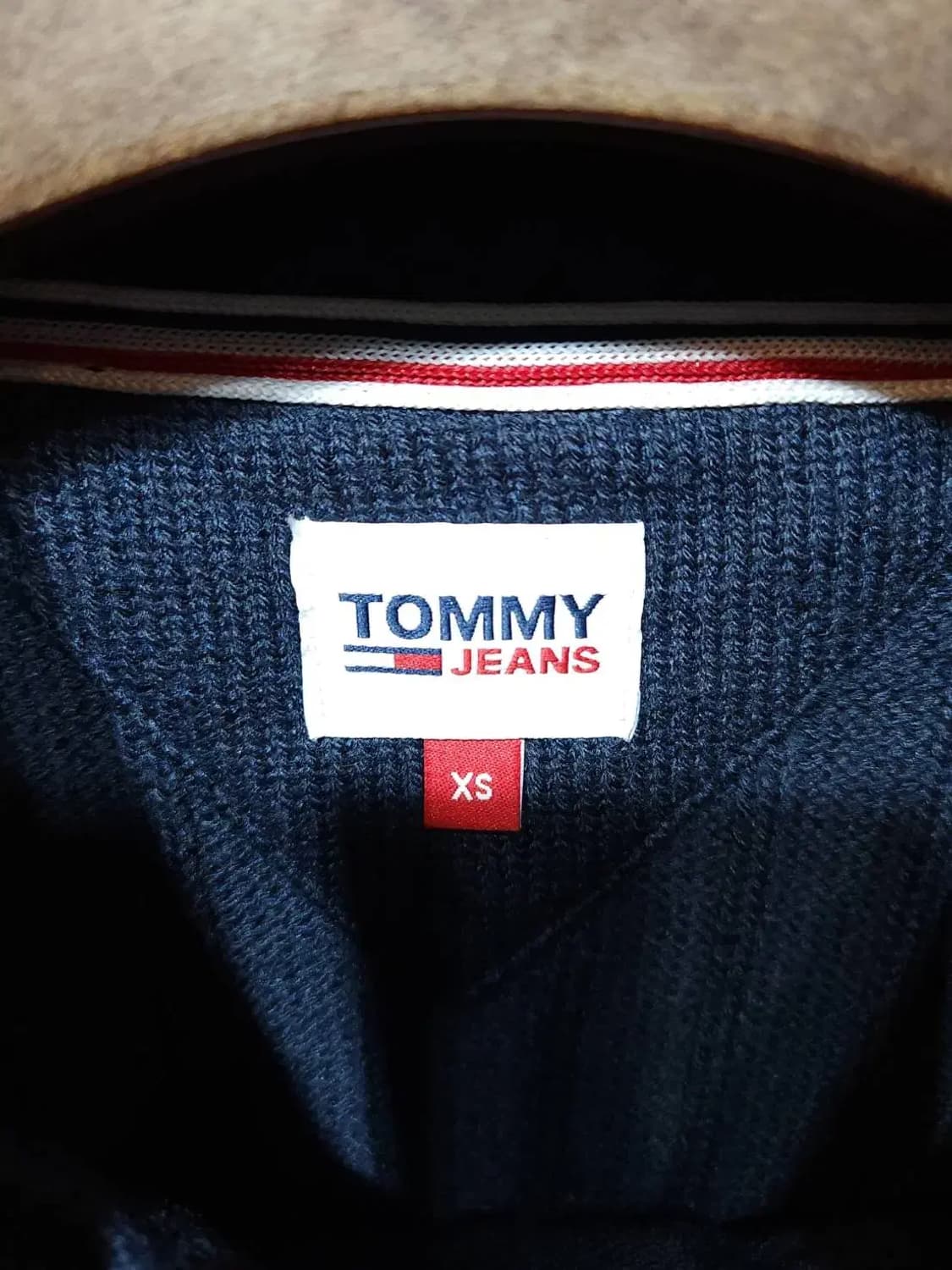 XS/ 타미진스 크롭 니트 네이비 /0122 상품이미지4