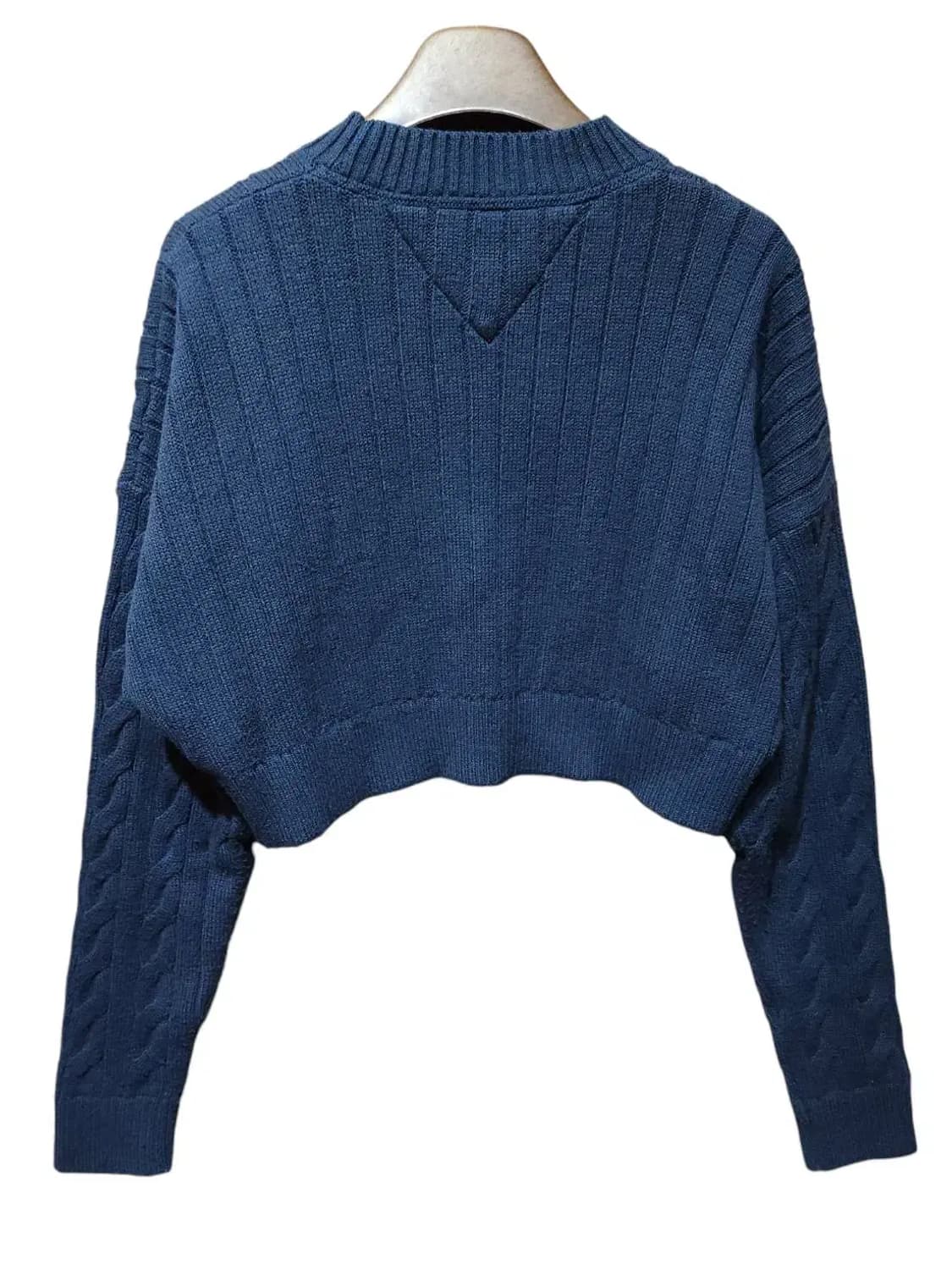 XS/ 타미진스 크롭 니트 네이비 /0122 상품이미지6