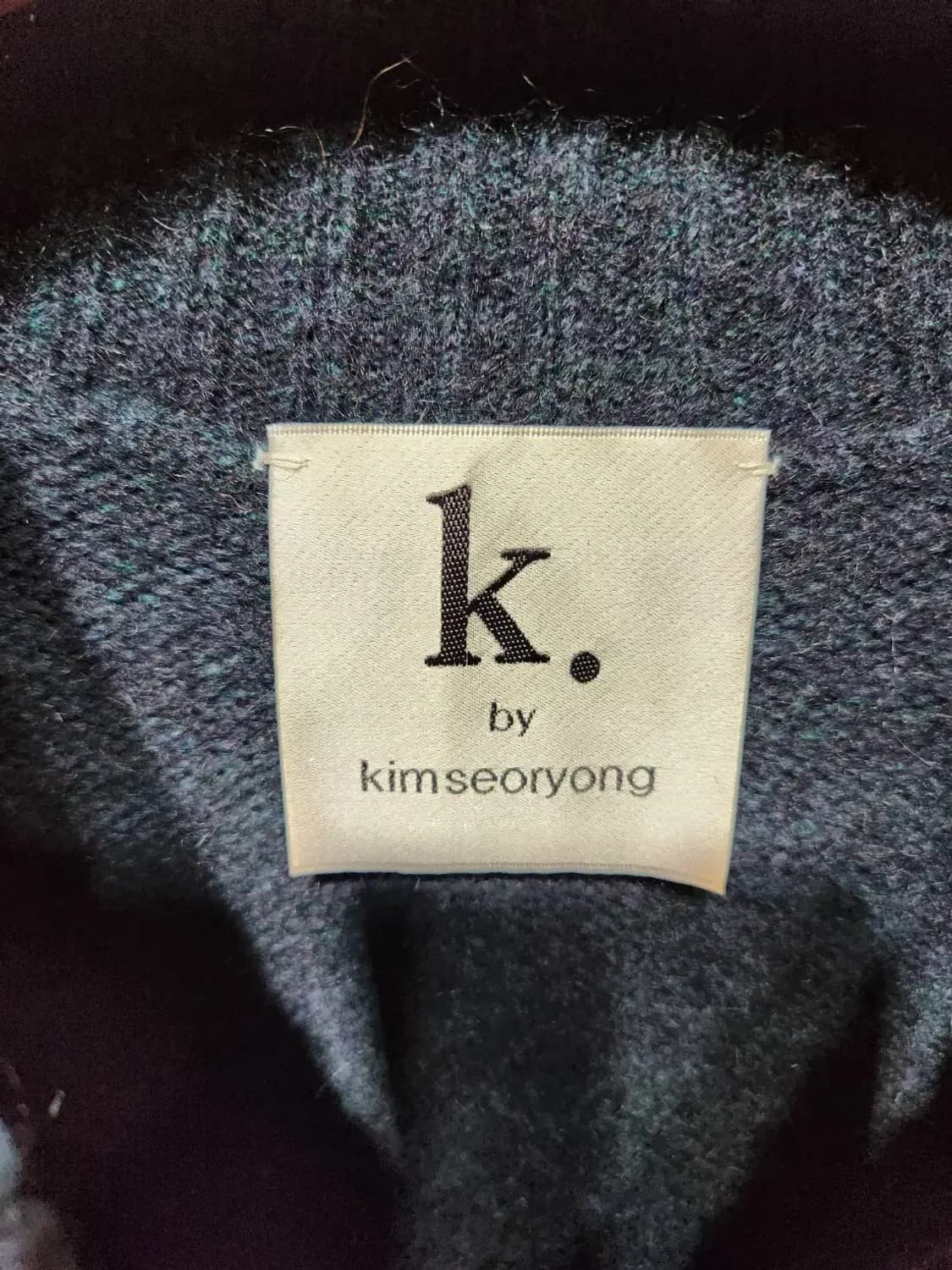 66/ kimseoryong 김서룡 울 알파카 혼방 니트 /0122 상품이미지4