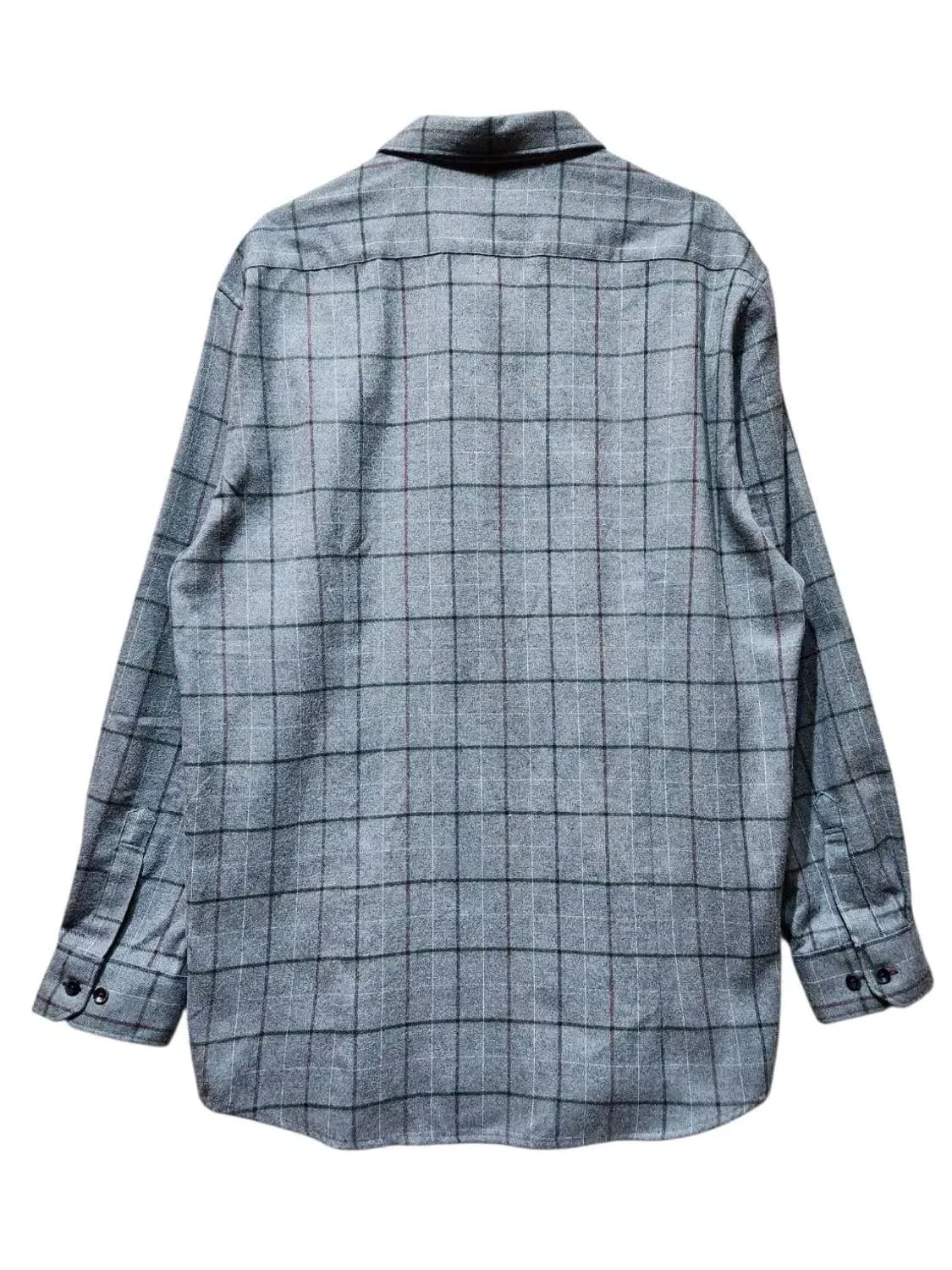 110/ PERI JENSON 페리젠슨 긴팔 체크 셔츠 새상품 /0122 상품이미지6