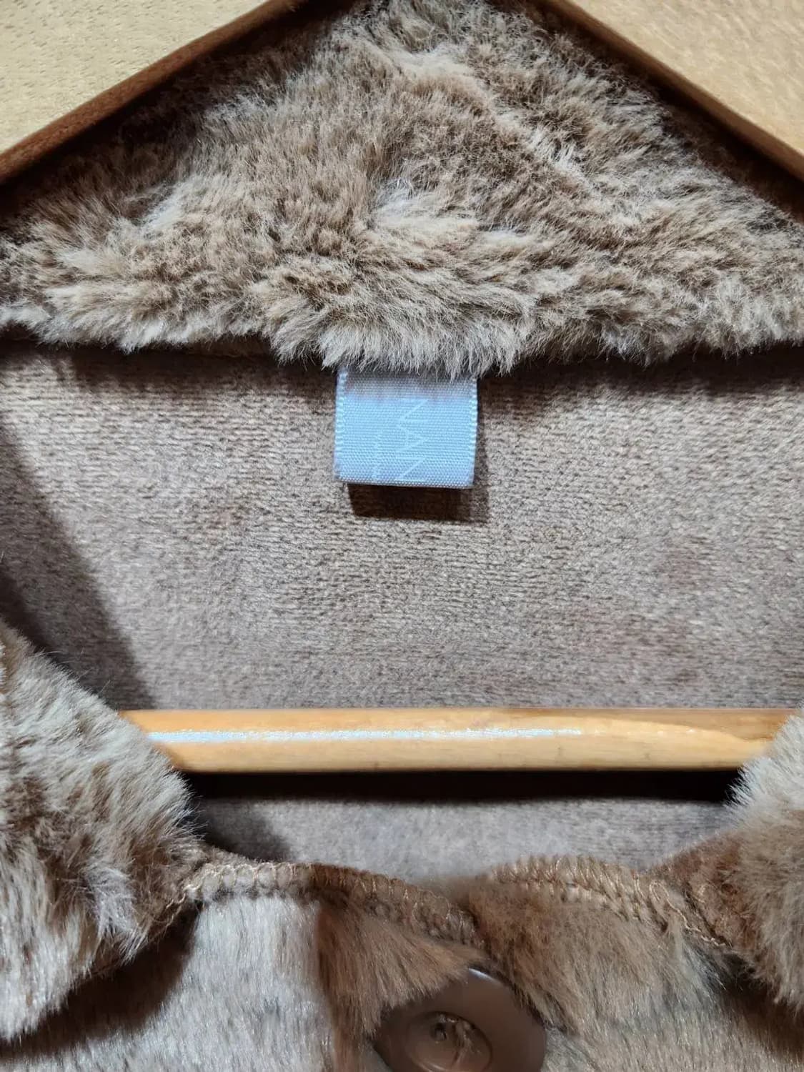 F/ 난닝구 퍼자켓 베이지 /0122 상품이미지4