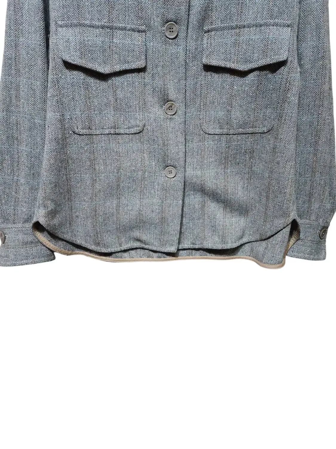 66/ 잇미샤 헤링본 플랩포켓 블라우스 자켓 /0123 상품이미지3