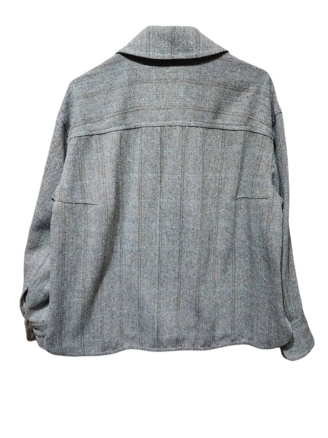 66/ 잇미샤 헤링본 플랩포켓 블라우스 자켓 /0123 상품이미지6