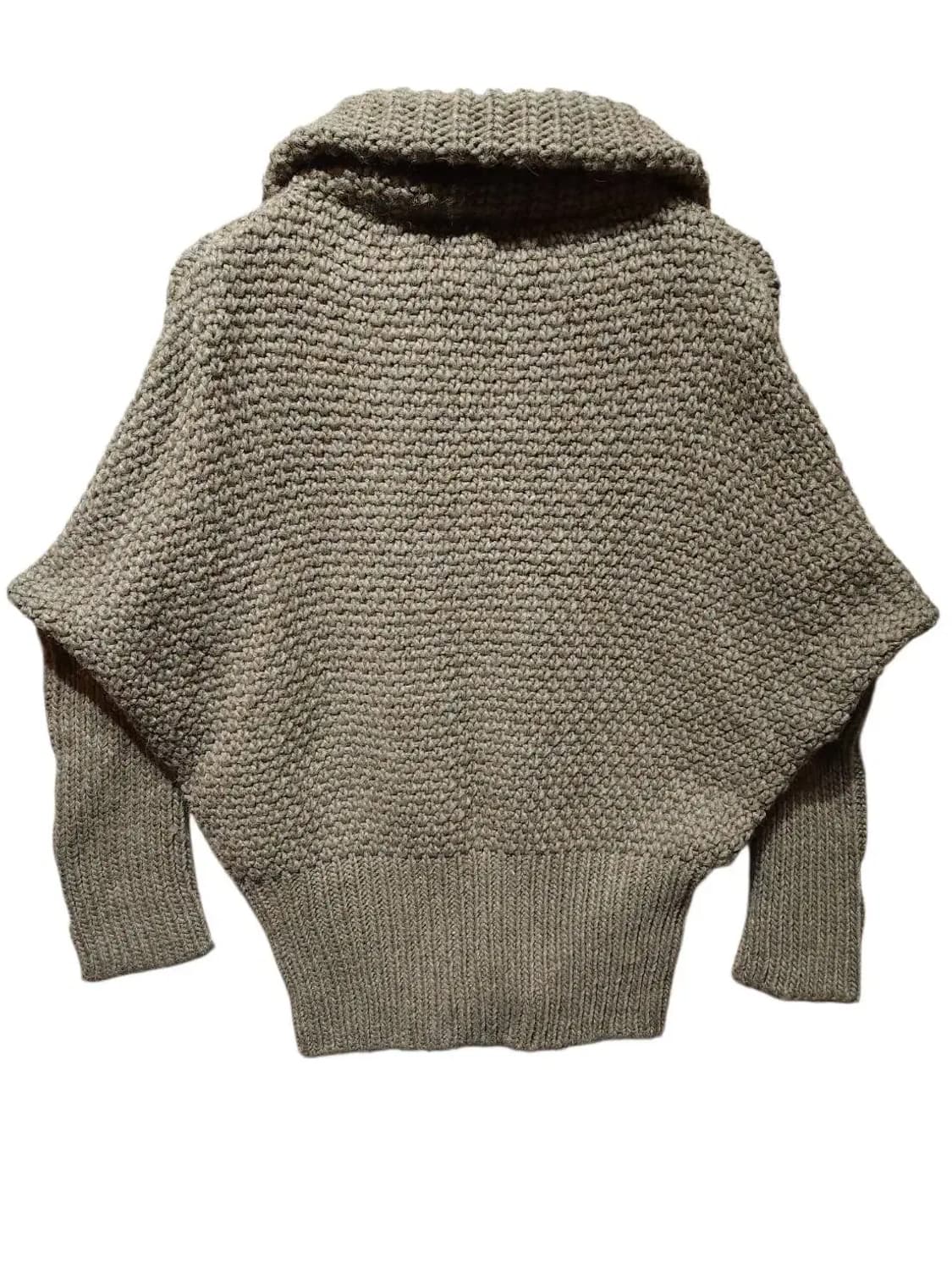 77/ 엘렌트레이시 울 알파카 혼방 가오리핏 니트집업 새상품 /0123 상품이미지7