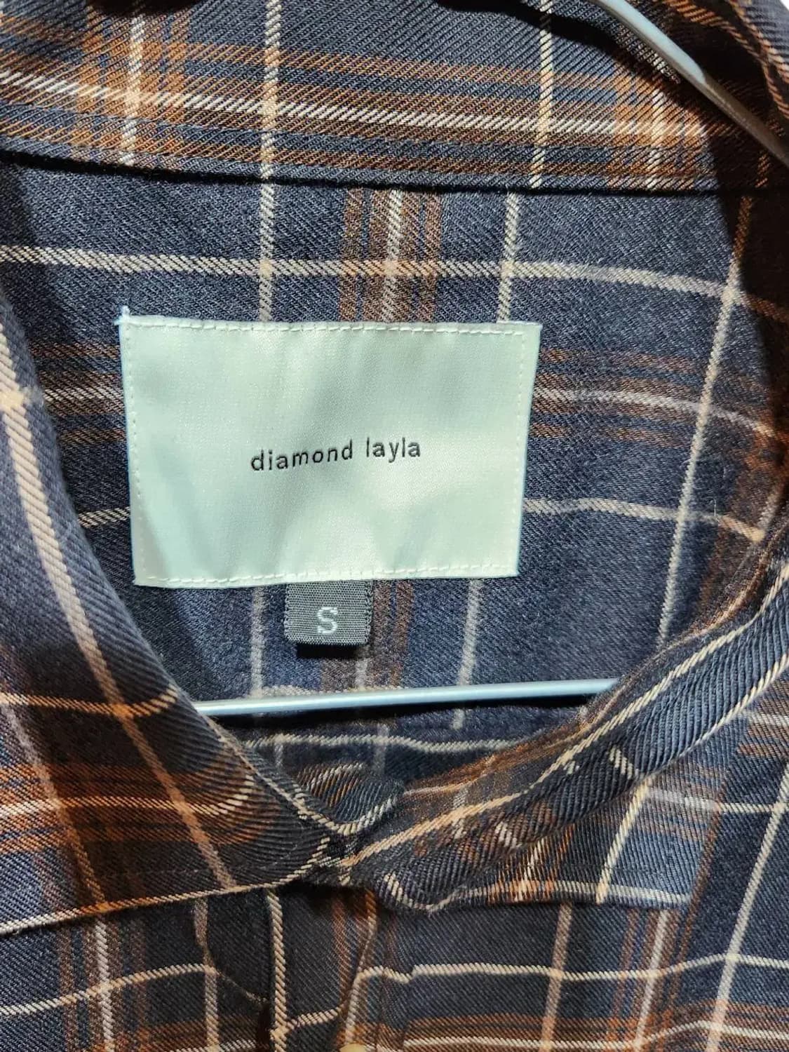 S/ DIAMOND LAYLA 다이아몬드 레이라 체크셔츠 /0123 상품이미지4