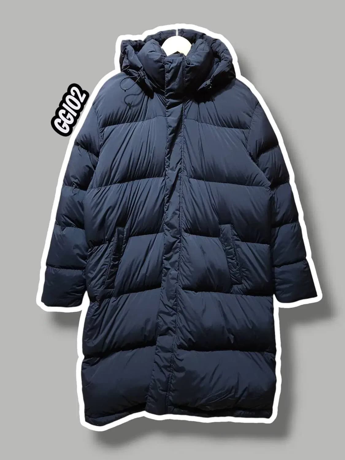 105/ GGIO2 지오투 구스다운 롱패딩 블랙 /0123 상품이미지1