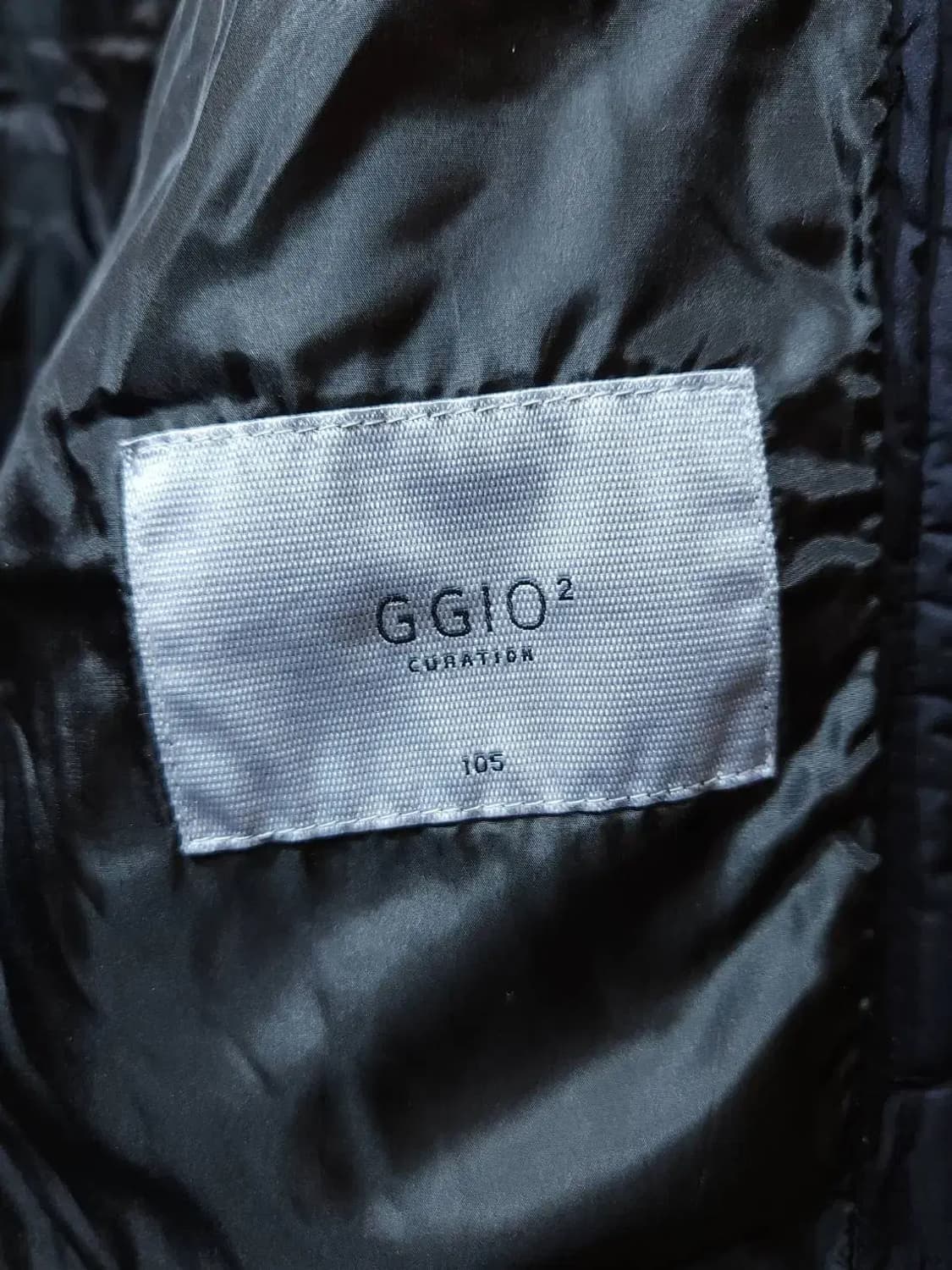 105/ GGIO2 지오투 구스다운 롱패딩 블랙 /0123 상품이미지5