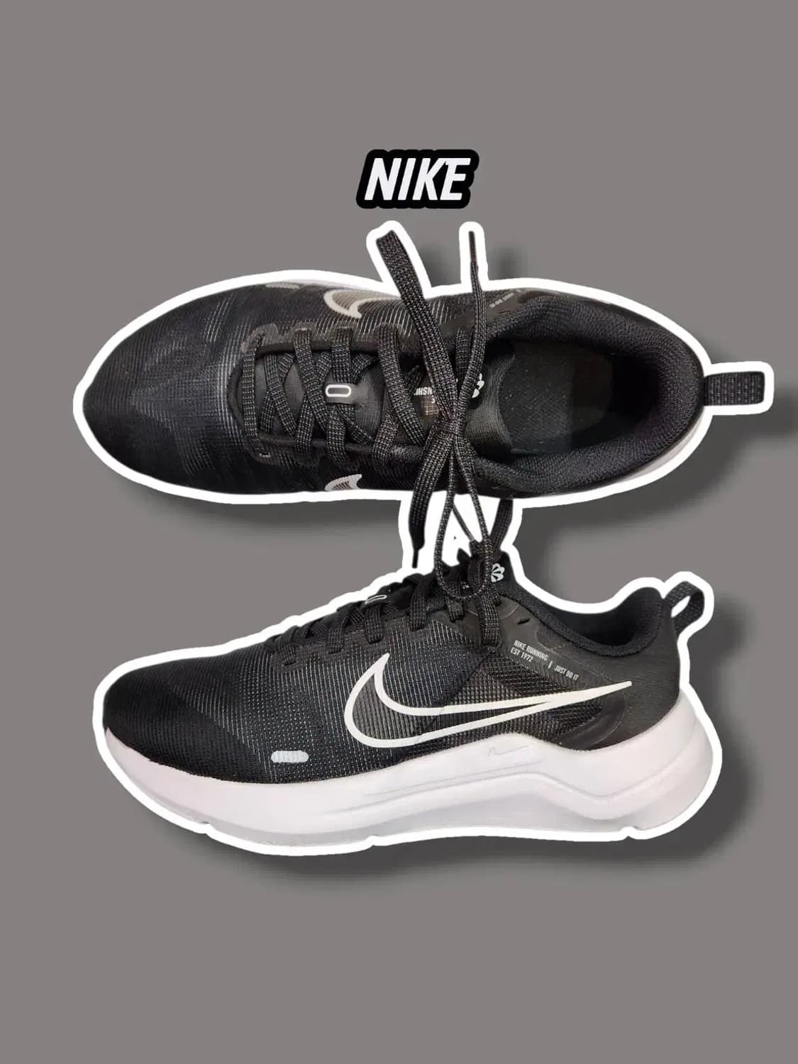 240/ 나이키 다운시프터 12 런닝화 블랙 /0127 상품이미지1