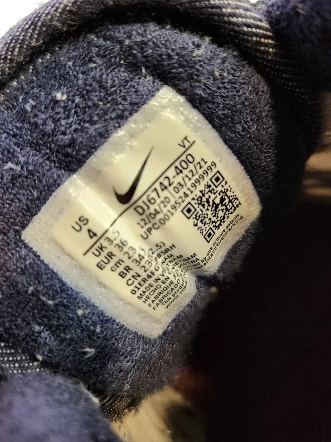 230/ 나이키 에어맥스 96 스니커즈 데님 /0127 상품이미지9